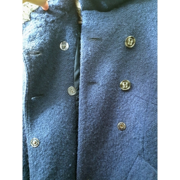 Apt.9  Double Breasted Winter Jacket, Oversized Pea Coat, Small - Picture 5 of 16